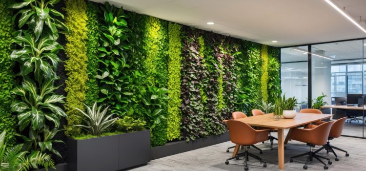 Mur végétal artificiel : la tendance déco qui transforme les espaces professionnels